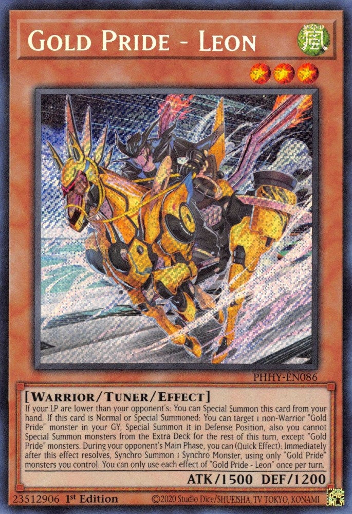Gold Pride - Leon (86) (PHHY) - YuGiOh Single