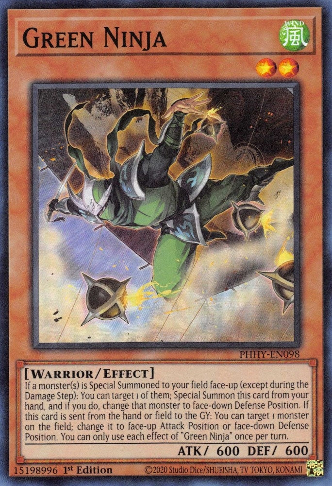 Green Ninja (98) (PHHY) - YuGiOh Single