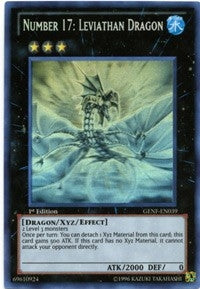 Number 17: Leviathan Dragon (Ghost Rare) (39) (GENF) - YuGiOh Single