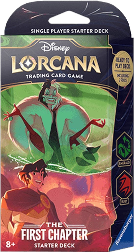 Disney Lorcana: The First Chapter Starter Deck (Emerald & Ruby) (1) - Disney Lorcana Sealed
