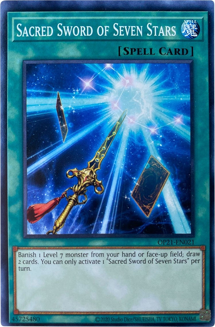 Sacred Sword of Seven Stars (21021) (OP21) - YuGiOh Single
