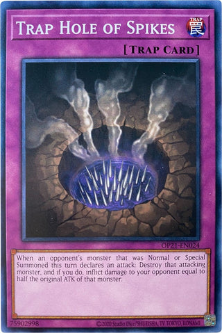 Trap Hole of Spikes (21024) (OP21) - YuGiOh Single
