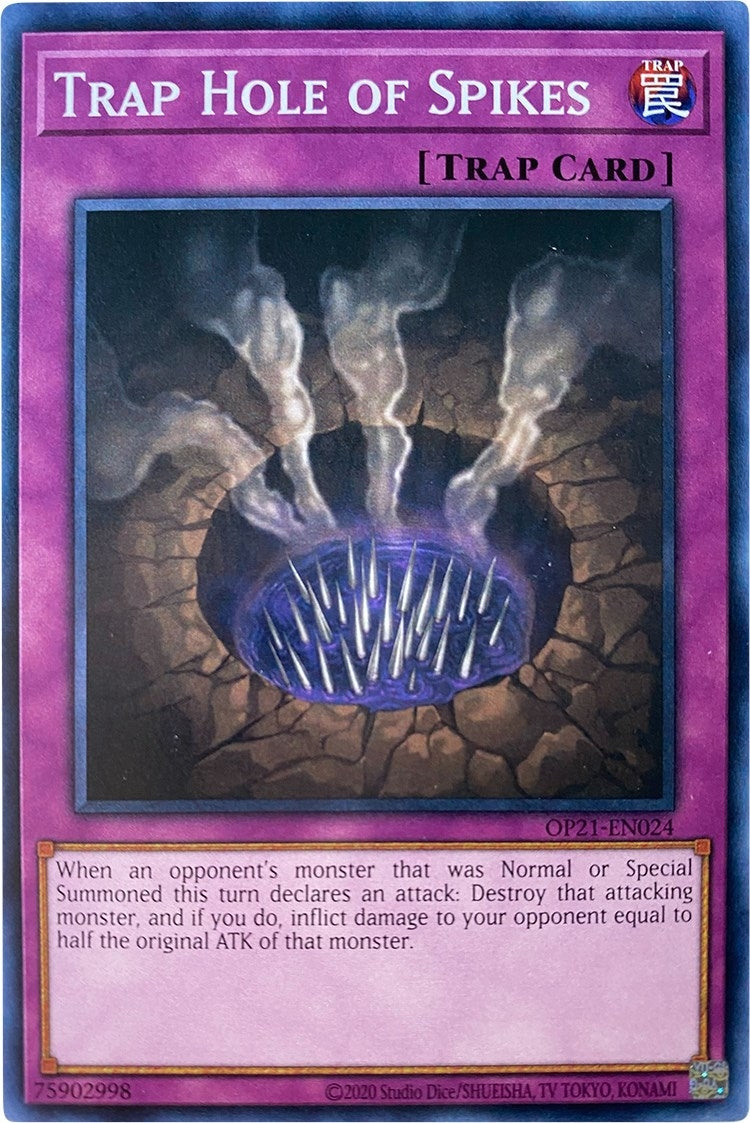 Trap Hole of Spikes (21024) (OP21) - YuGiOh Single
