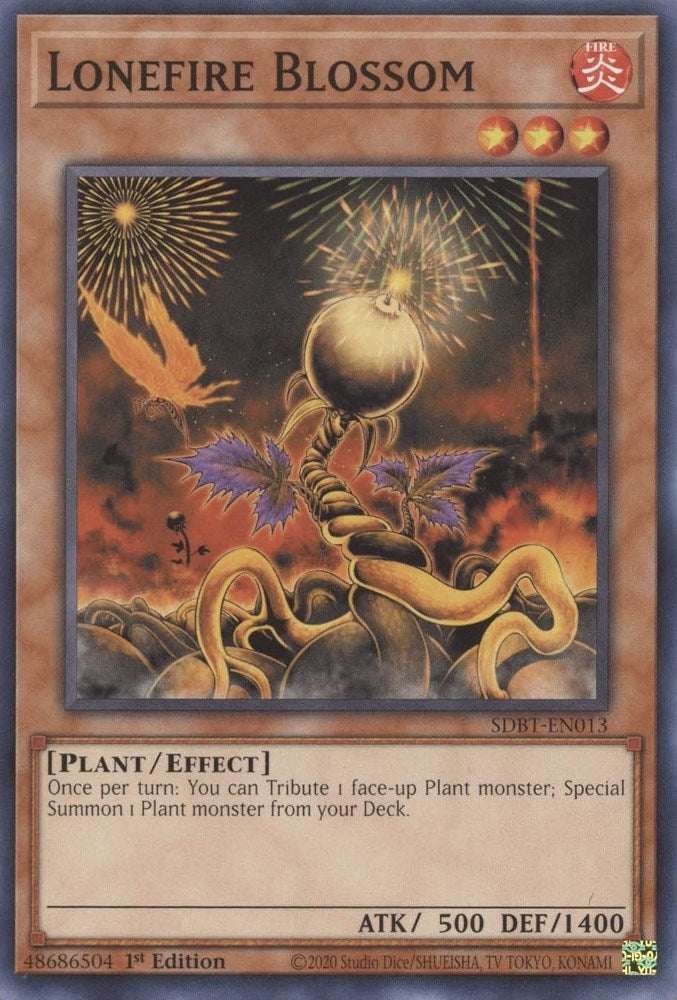 Lonefire Blossom (13) (SDBT) - YuGiOh Single