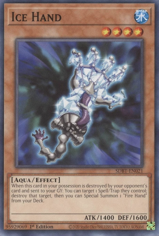 Ice Hand (21) (SDBT) - YuGiOh Single