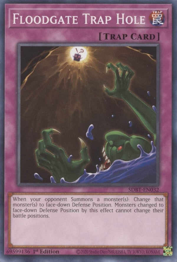 Floodgate Trap Hole (32) (SDBT) - YuGiOh Single