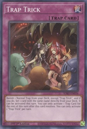 Trap Trick (34) (SDBT) - YuGiOh Single