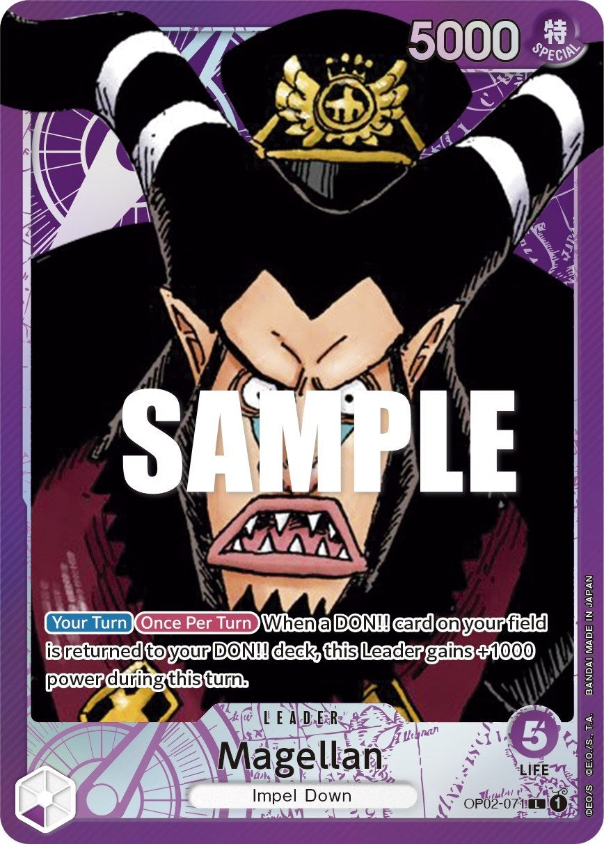 Magellan (071) (Alternate Art) (2071) (OP02) - One Piece Card Game Single