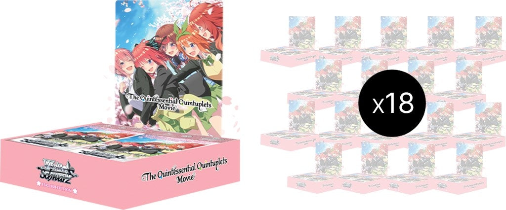 The Quintessential Quintuplets Movie Booster Box Case - Weiss Schwarz Sealed