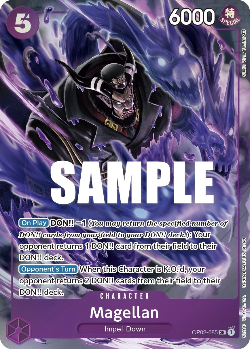 Magellan (085) (Alternate Art) (2085) (OP02) - One Piece Card Game Single