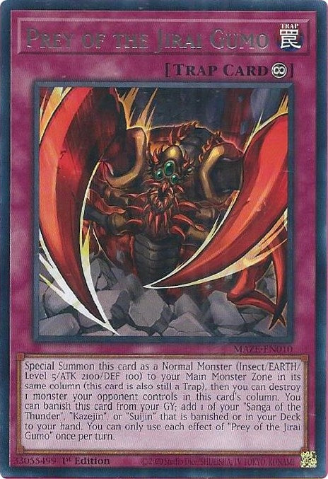 Prey of the Jirai Gumo (10) (MAZE) - YuGiOh Single