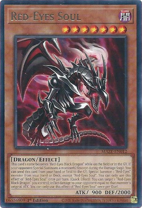 Red-Eyes Soul (12) (MAZE) - YuGiOh Single
