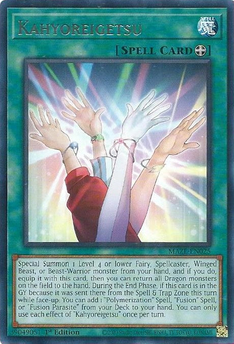 Kahyoreigetsu (25) (MAZE) - YuGiOh Single