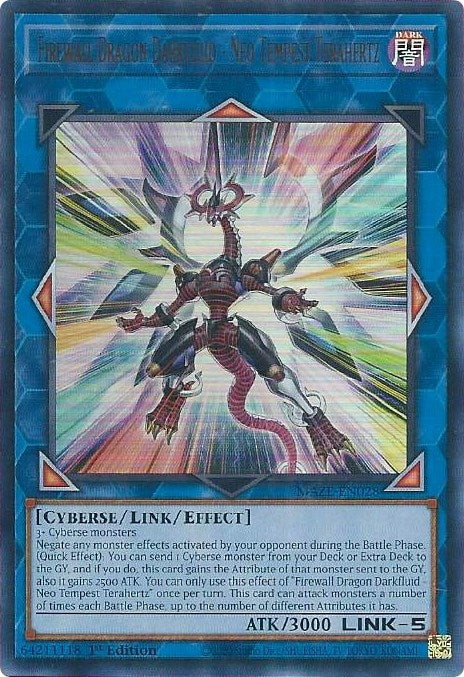 Firewall Dragon Darkfluid - Neo Tempest Terahertz (28) (MAZE) - YuGiOh Single