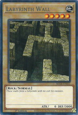 Labyrinth Wall (31) (MAZE) - YuGiOh Single