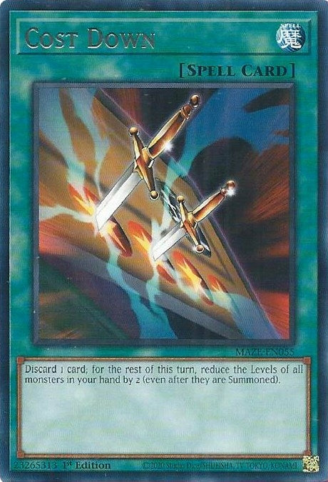Cost Down (55) (MAZE) - YuGiOh Single