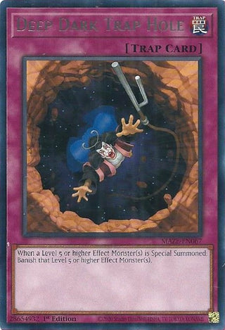 Deep Dark Trap Hole (67) (MAZE) - YuGiOh Single