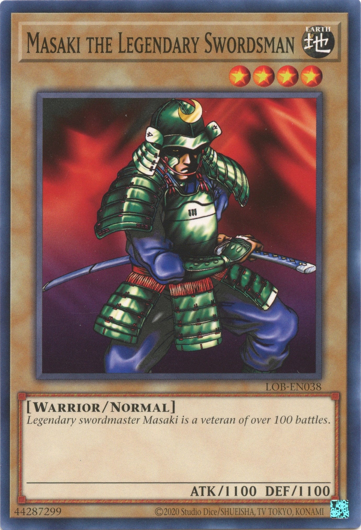 Masaki the Legendary Swordsman (38) (LOB-EN) - YuGiOh Single