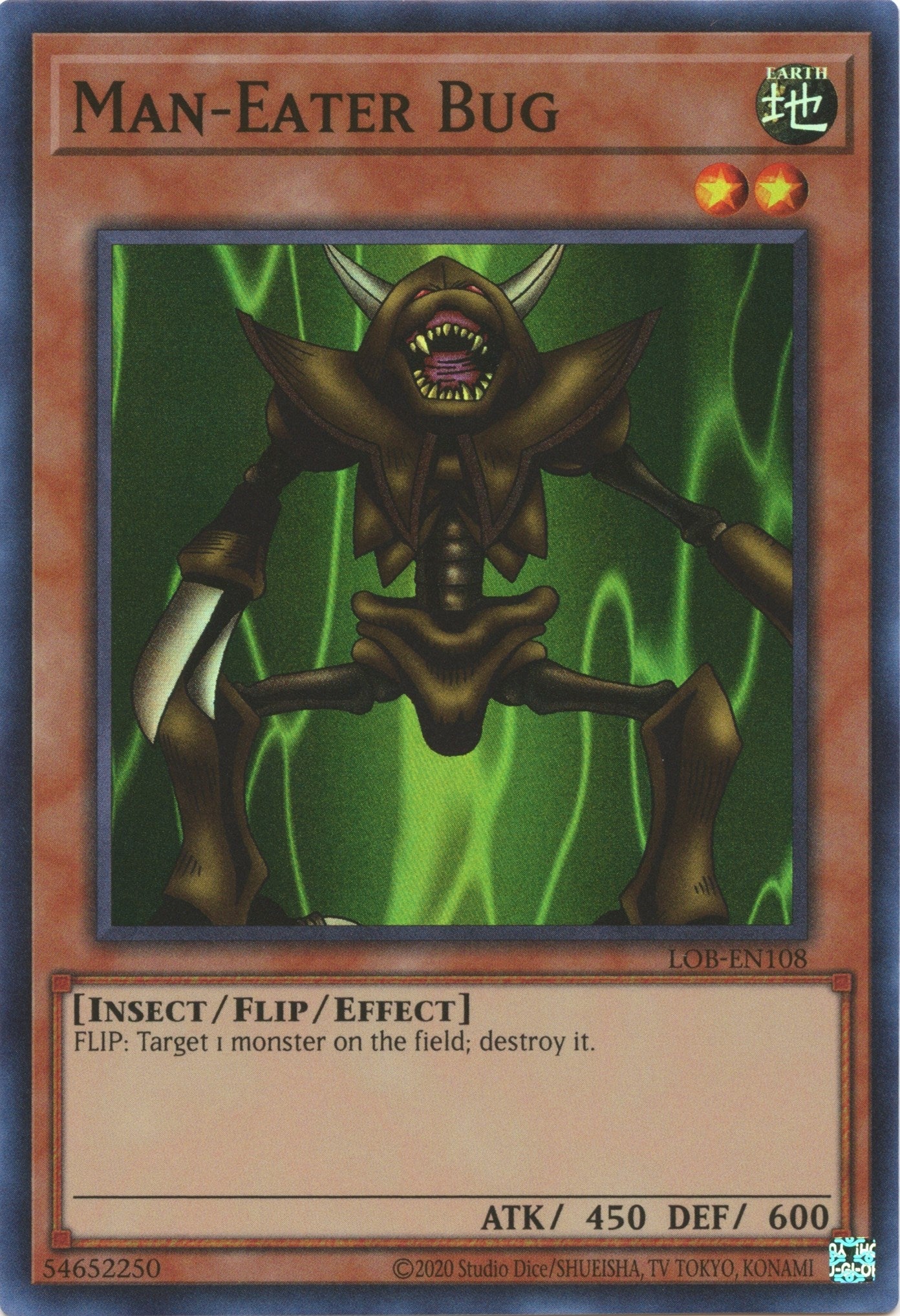 Man-Eater Bug (108) (LOB-EN) - YuGiOh Single