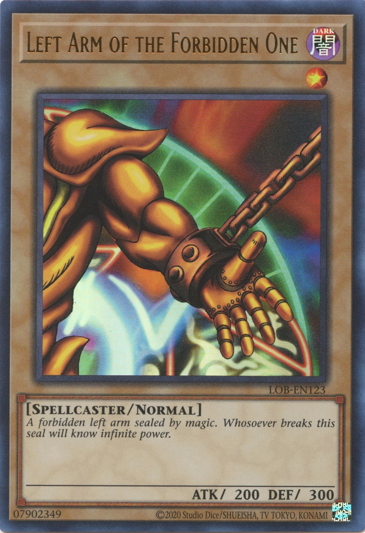 Left Arm of the Forbidden One (123) (LOB-EN) - YuGiOh Single