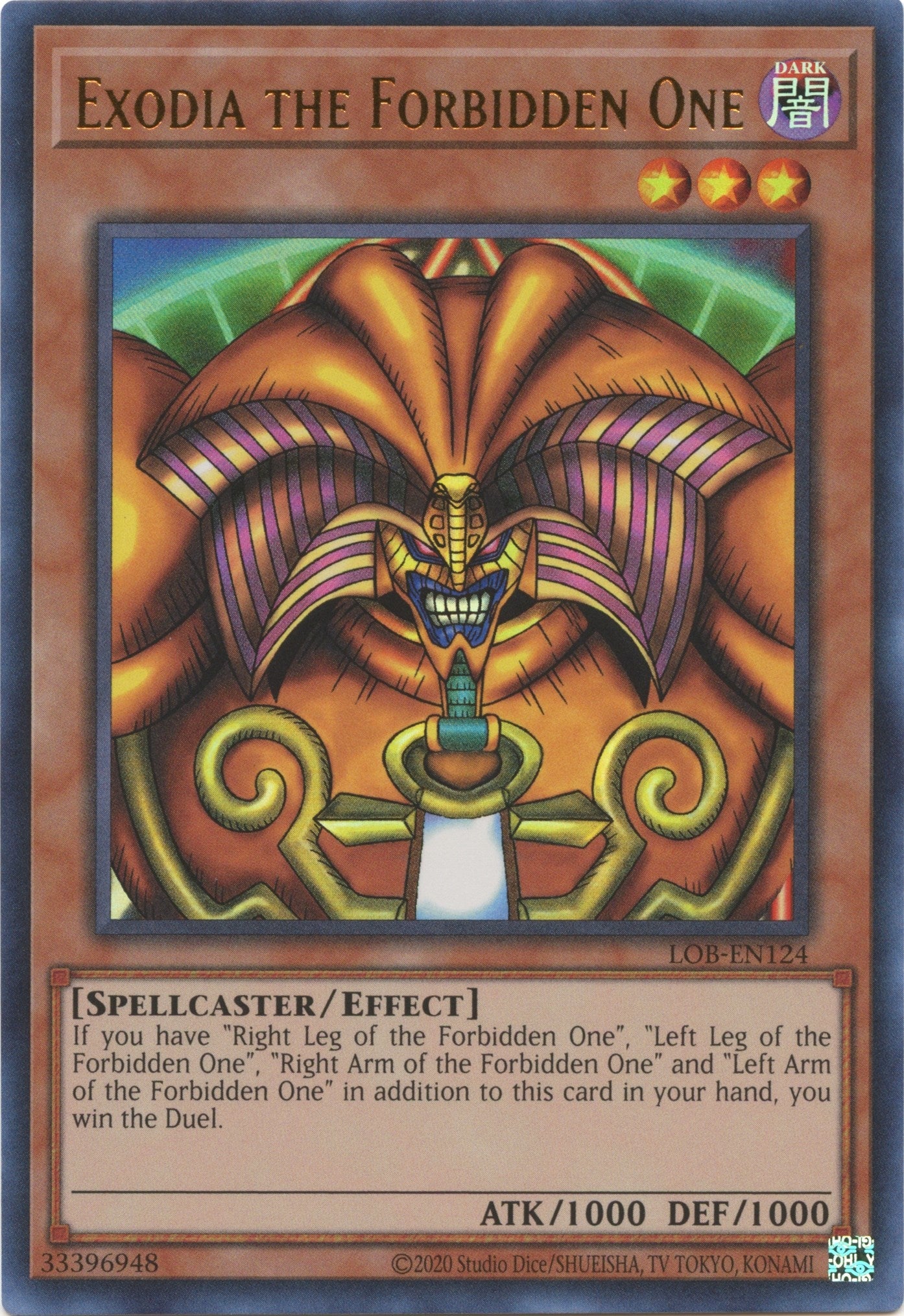 Exodia the Forbidden One (124) (LOB-EN) - YuGiOh Single