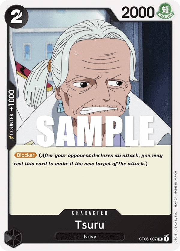 Tsuru (6007) (ST-06) - One Piece Card Game Single