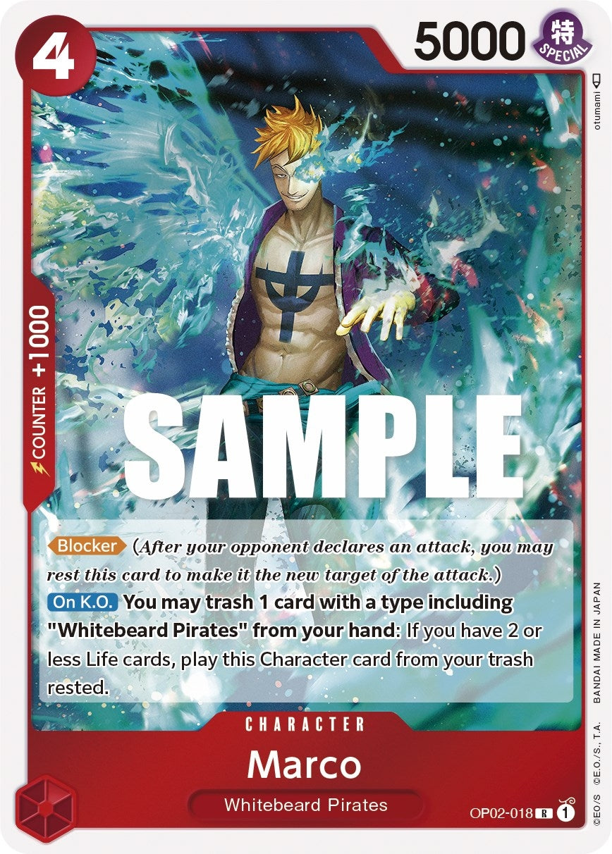 Marco (2018) (OP02) - One Piece Card Game Single
