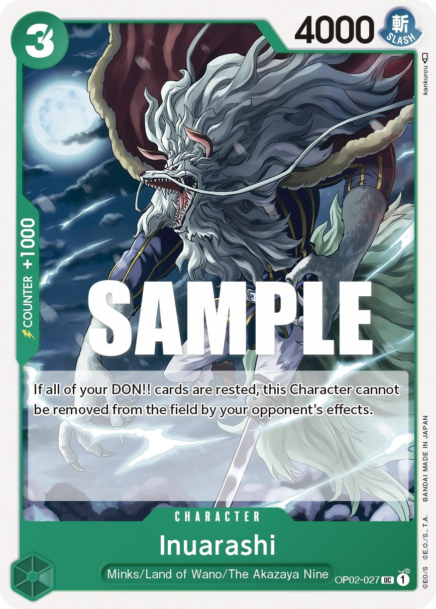 Inuarashi (2027) (OP02) - One Piece Card Game Single