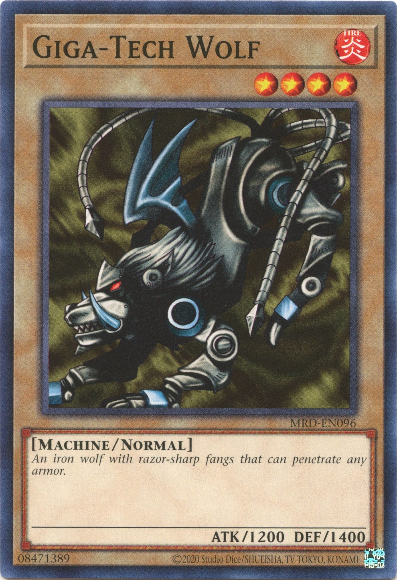 Giga-Tech Wolf (96) (MRD-EN) - YuGiOh Single