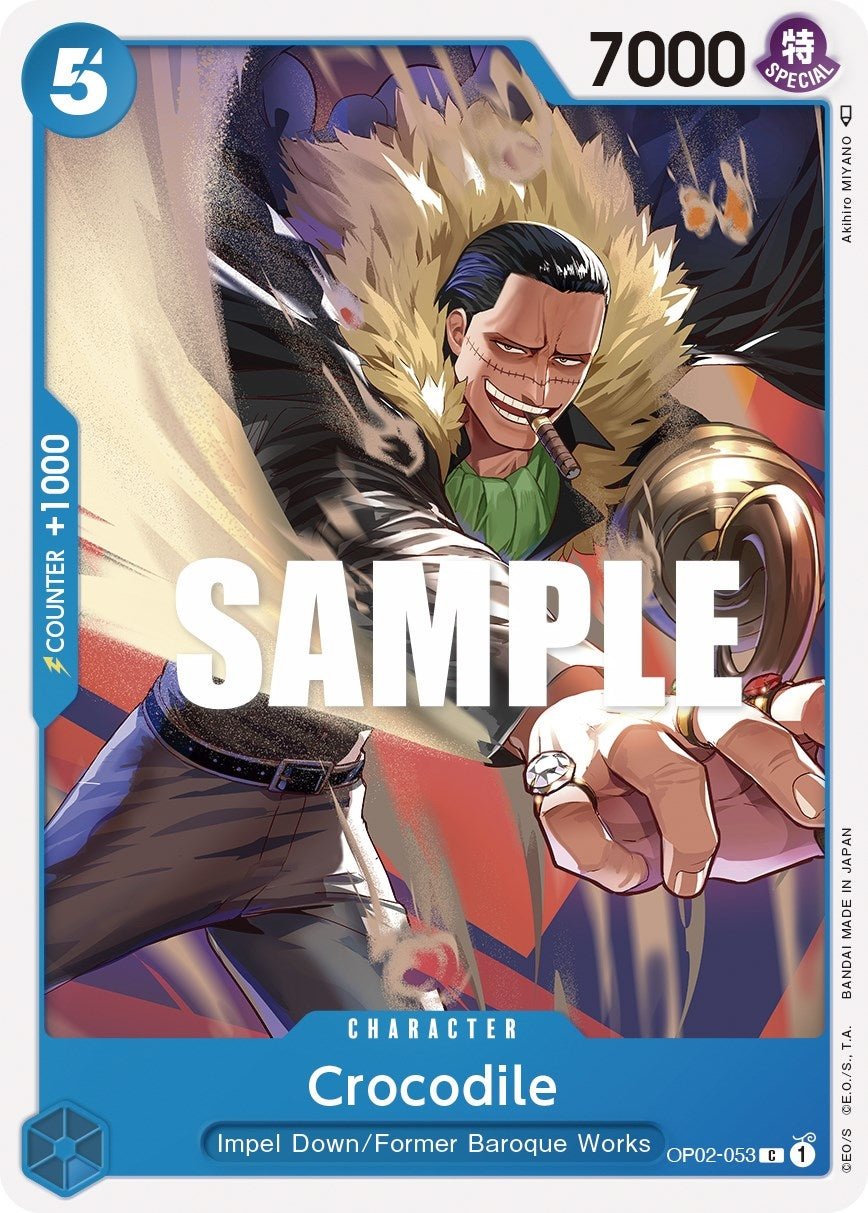 Crocodile (2053) (OP02) - One Piece Card Game Single