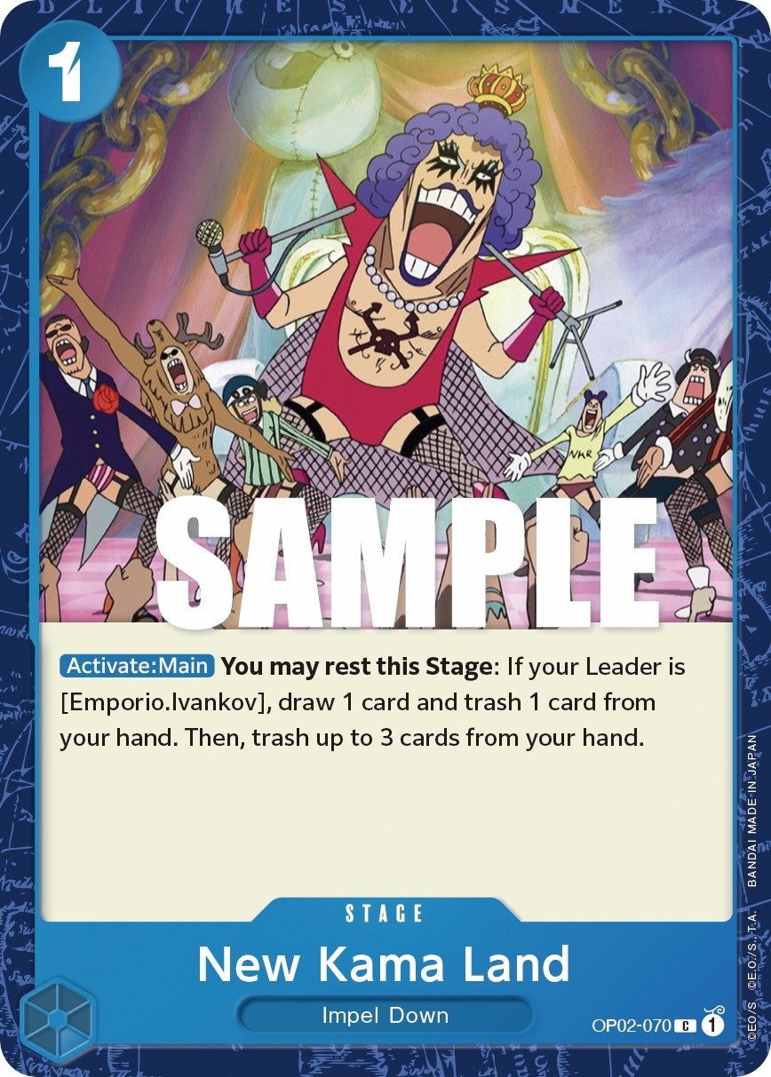 New Kama Land (2070) (OP02) - One Piece Card Game Single