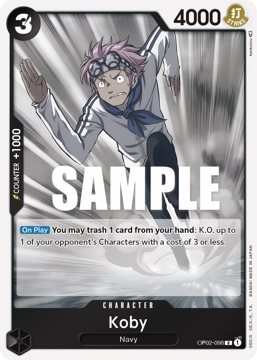 Koby (2098) (OP02) - One Piece Card Game Single