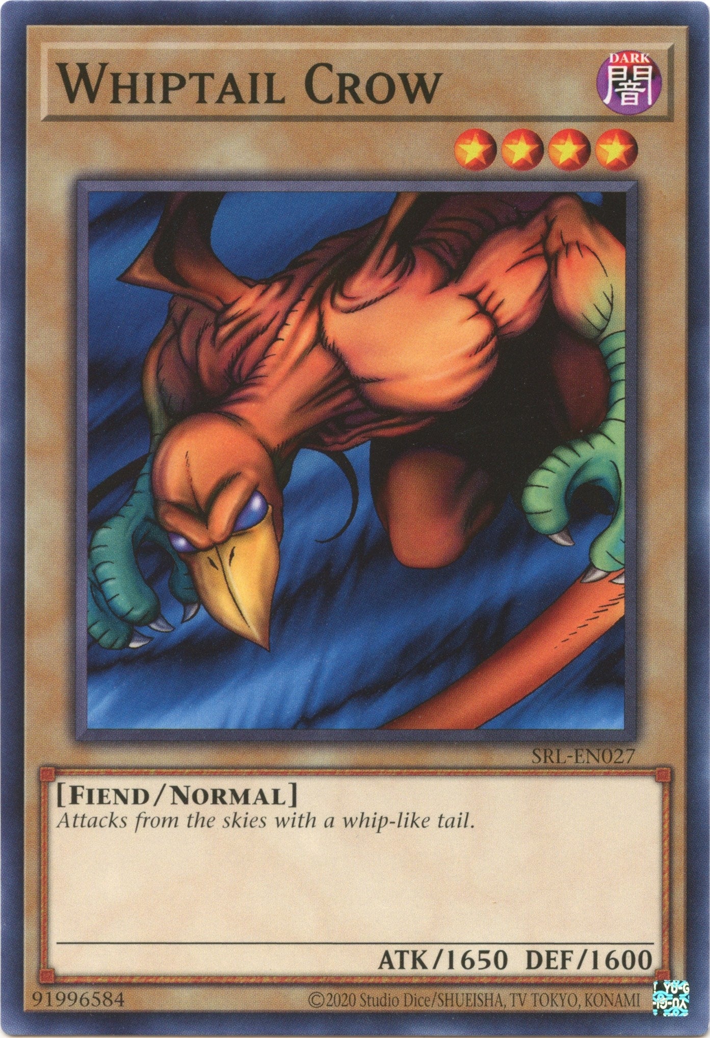 Whiptail Crow (27) (SRL-EN) - YuGiOh Single