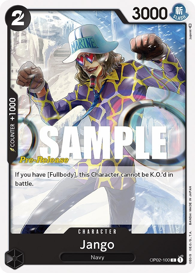 Jango (2100) (OP02 PRE) - One Piece Card Game Single
