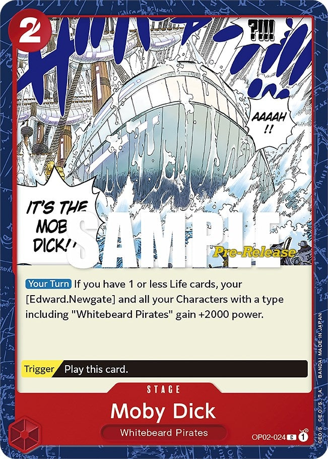 Moby Dick (2024) (OP02 PRE) - One Piece Card Game Single