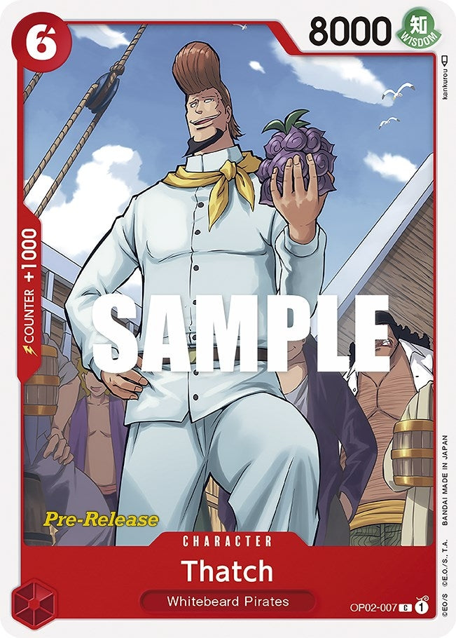 Thatch (2007) (OP02 PRE) - One Piece Card Game Single