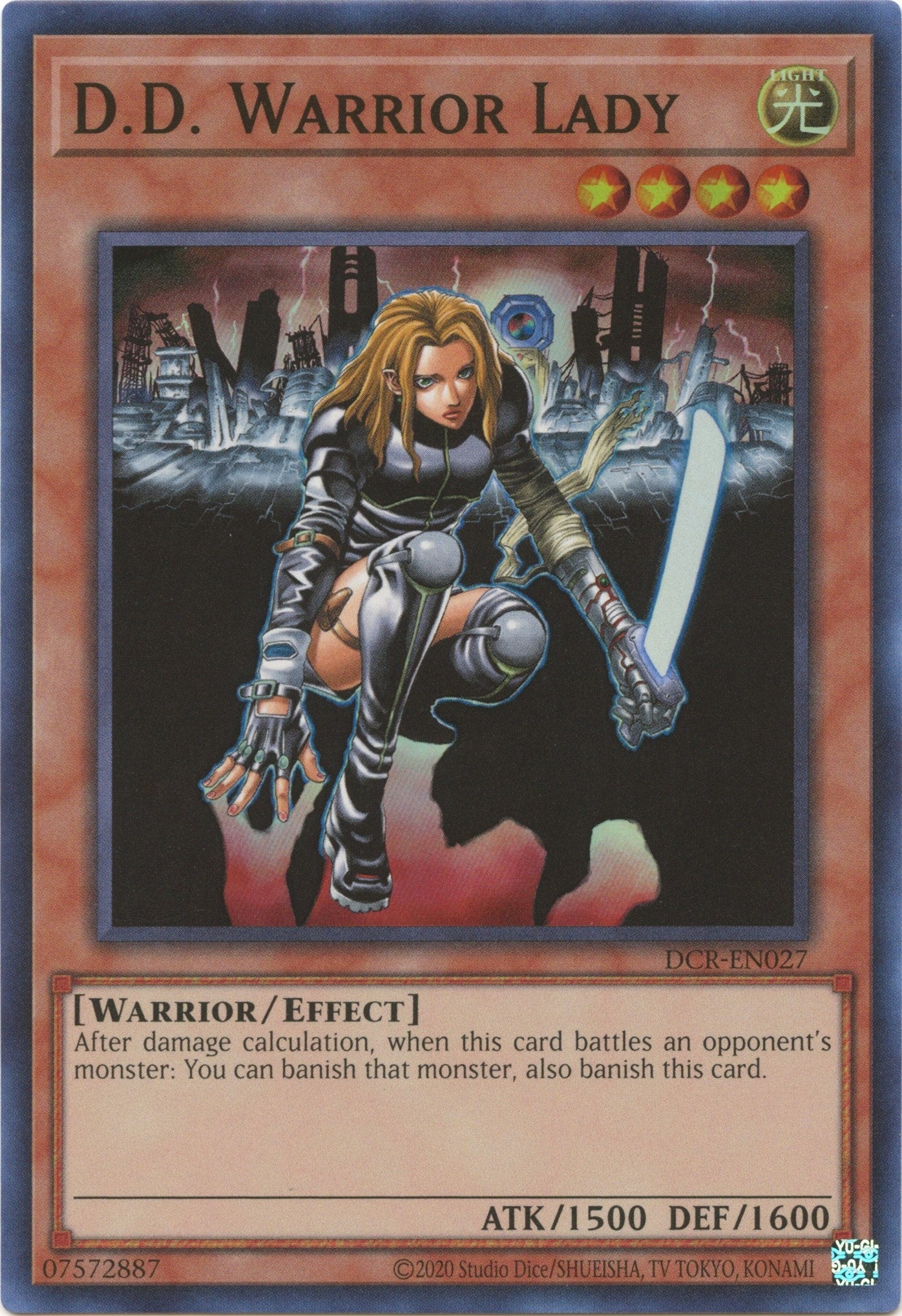 D.D. Warrior Lady (27) (DCR-EN) - YuGiOh Single