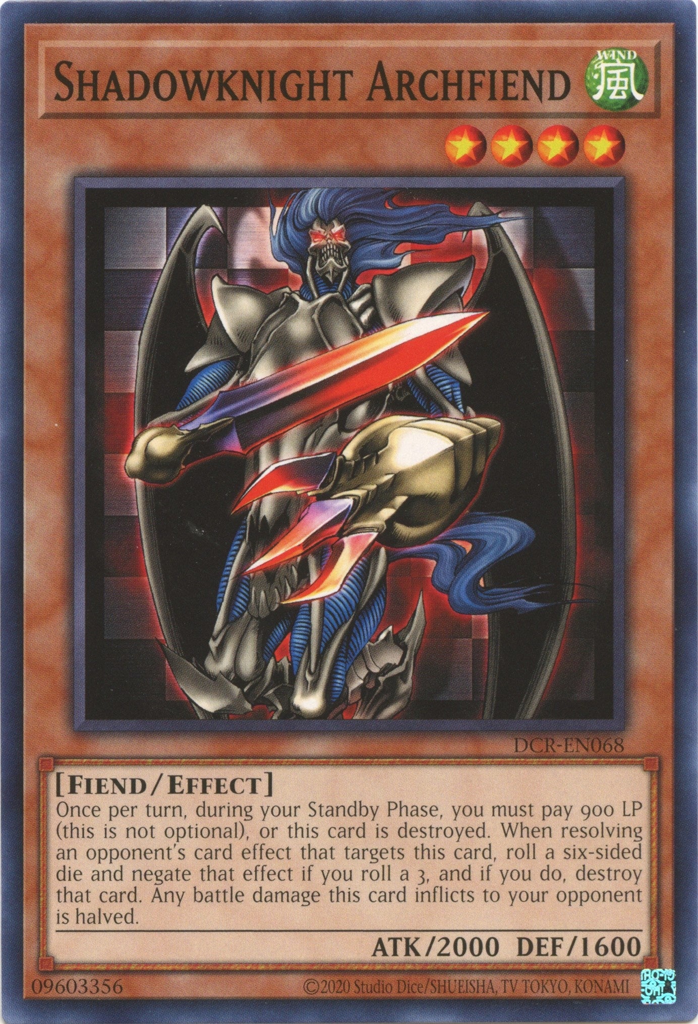 Shadowknight Archfiend (68) (DCR-EN) - YuGiOh Single