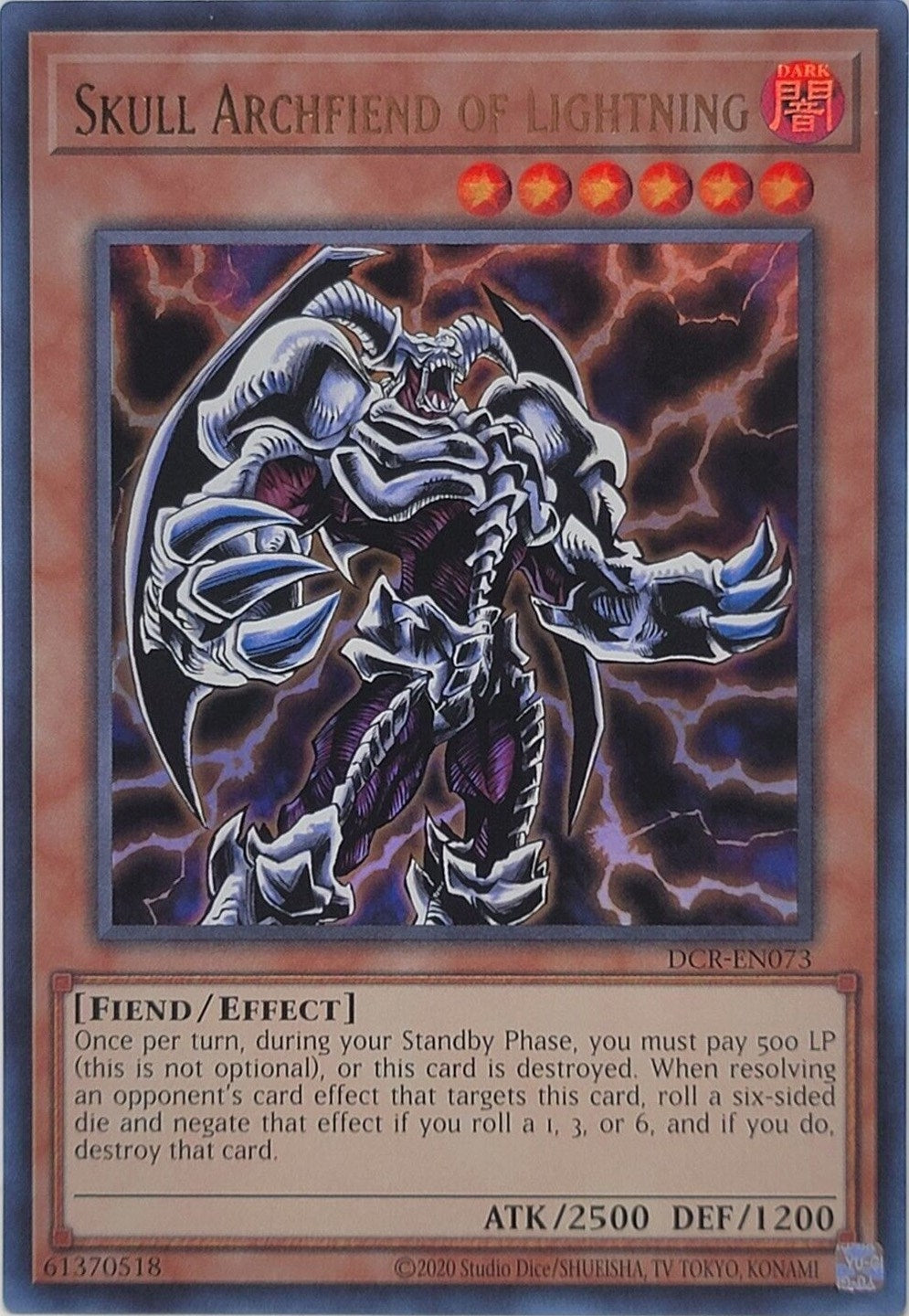 Skull Archfiend of Lightning (73) (DCR-EN) - YuGiOh Single