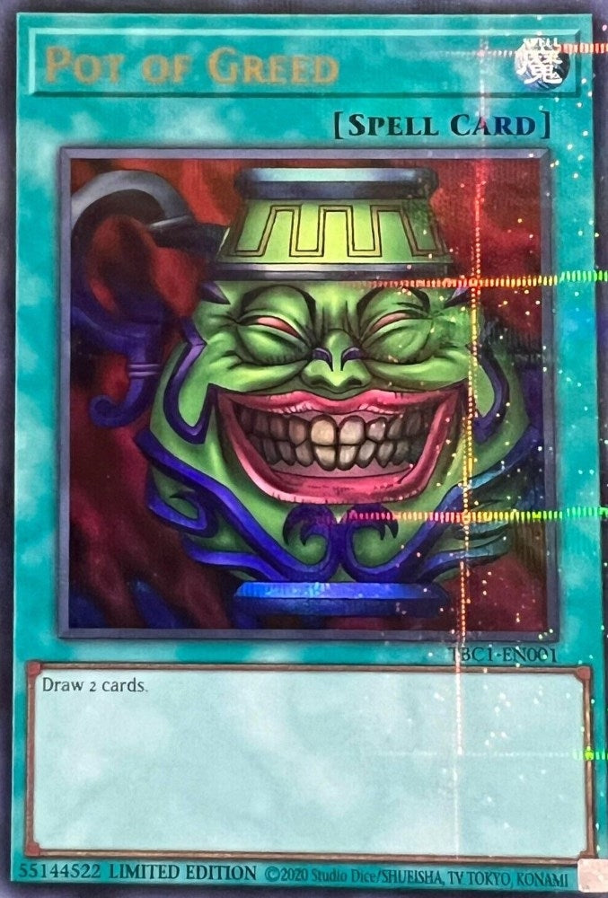 Pot of Greed (1001) (TBC1) - YuGiOh Single