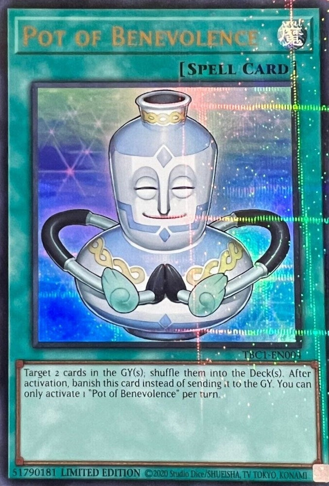 Pot of Benevolence (1004) (TBC1) - YuGiOh Single