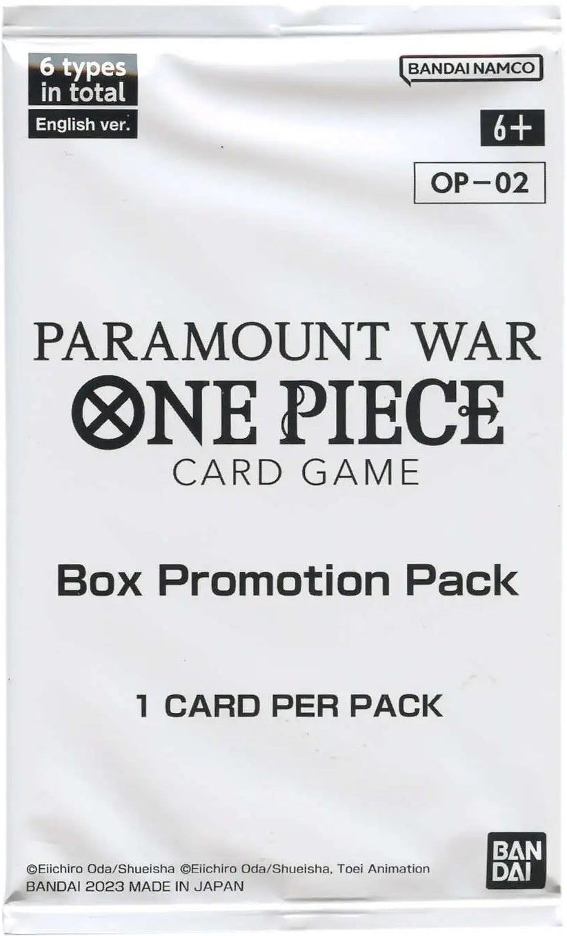 Box Promotion Pack (OP02) - One Piece Card Game Sealed