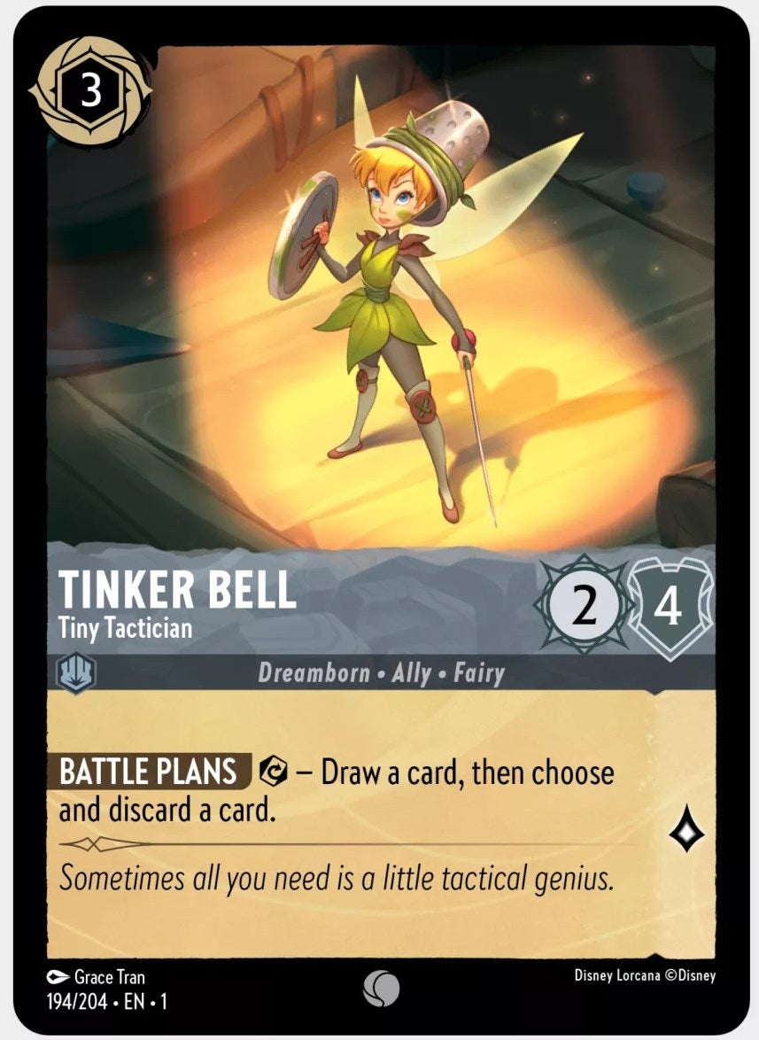 Tinker Bell - Tiny Tactician (194) (1) - Disney Lorcana Single
