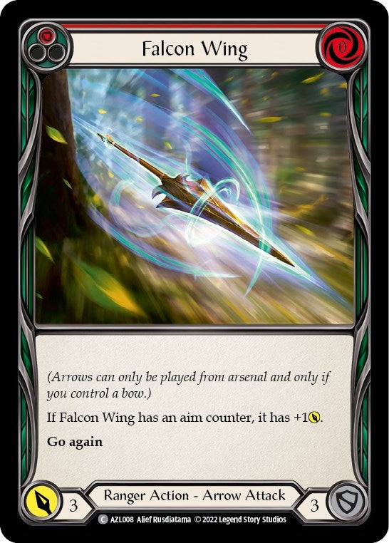 Falcon Wing (Red) (8) - Flesh and Blood TCG Single