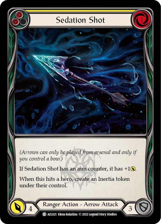 Sedation Shot (Yellow) (21) - Flesh and Blood TCG Single