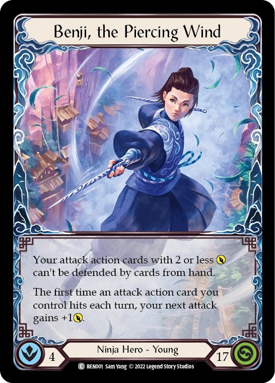 Benji the Piercing Wind (1) - Flesh and Blood TCG Single