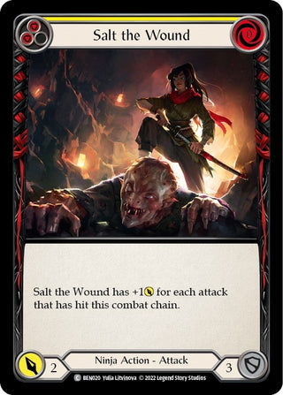Salt the Wound (Yellow) (20) - Flesh and Blood TCG Single