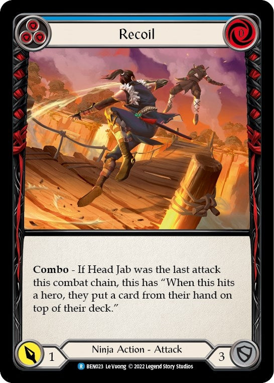 Recoil (Blue) (23) - Flesh and Blood TCG Single