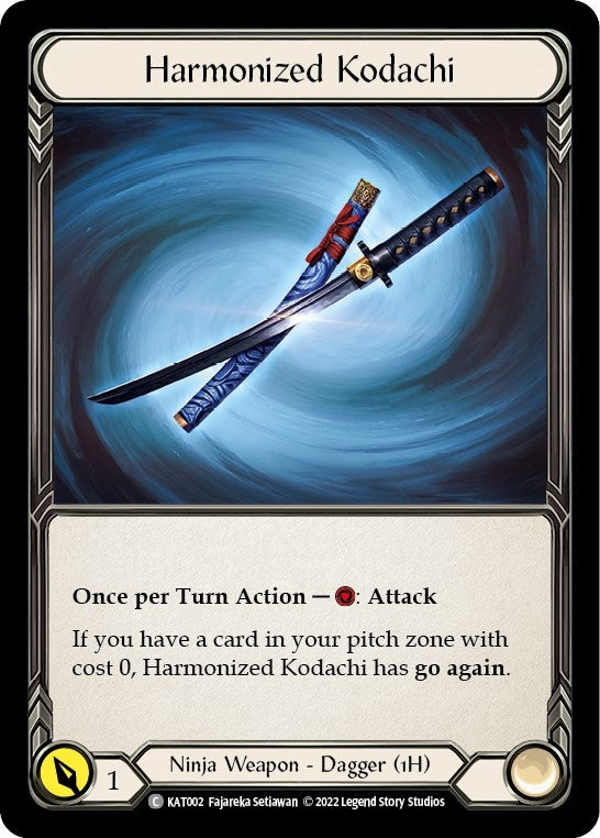 Harmonized Kodachi (2) - Flesh and Blood TCG Single