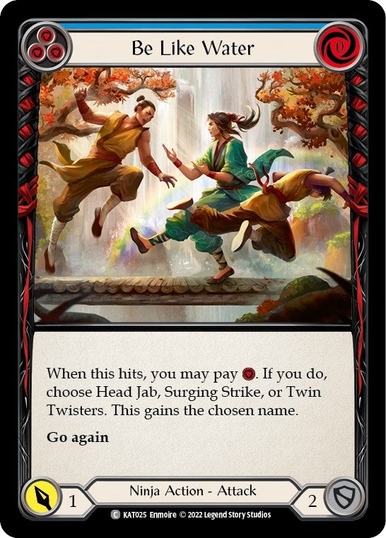 Be Like Water (Blue) (25) - Flesh and Blood TCG Single